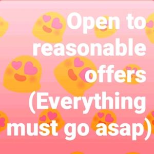 Open to reasonable offers